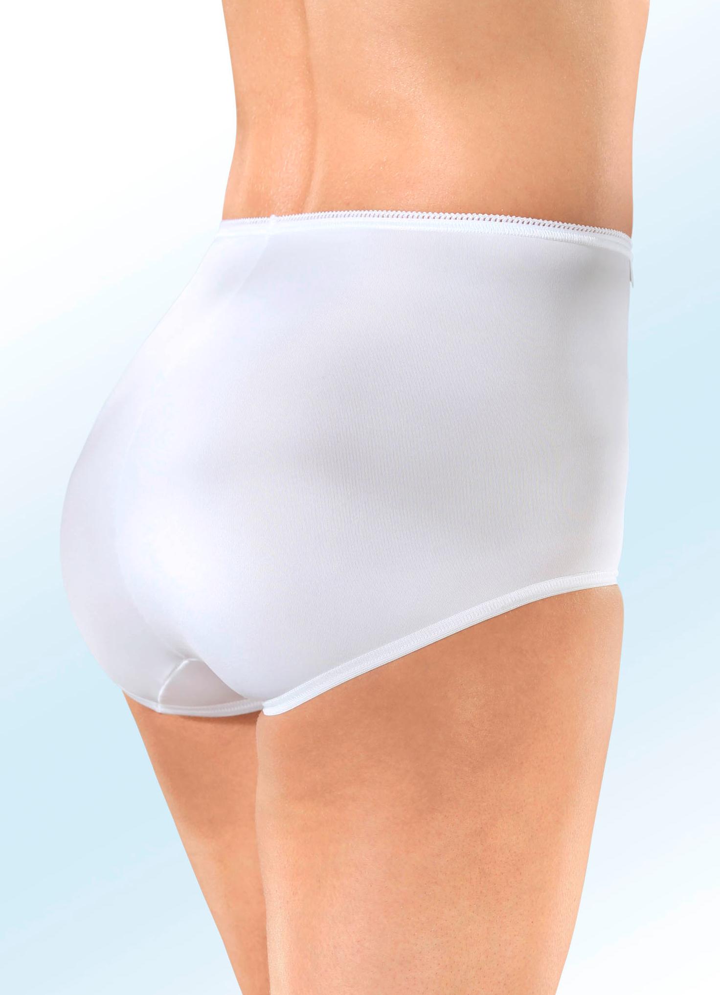 Slips - Sloggi 24/7 Dreierpack Slips mit flachen Abschlüssen, in Größe 038 bis 054, in Farbe WEISS Ansicht 2