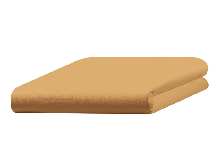 Spannbetttücher - Bella Donna Zwirn-Jersey-Stretch Spannbetttuch, in Größe 133 (90–100/190–220 cm, Matratzenhöhe bis 30 cm) bis 938 (180–200/200–220 cm, Matratzenhöhe bis 45 cm), in Farbe HELLBLAU Ansicht 3