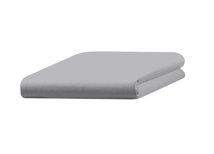 Spannbetttücher - Bella Donna Zwirn-Jersey-Stretch Spannbetttuch, in Größe 133 (90–100/190–220 cm, Matratzenhöhe bis 30 cm) bis 938 (180–200/200–220 cm, Matratzenhöhe bis 45 cm), in Farbe HELLBLAU Ansicht 18