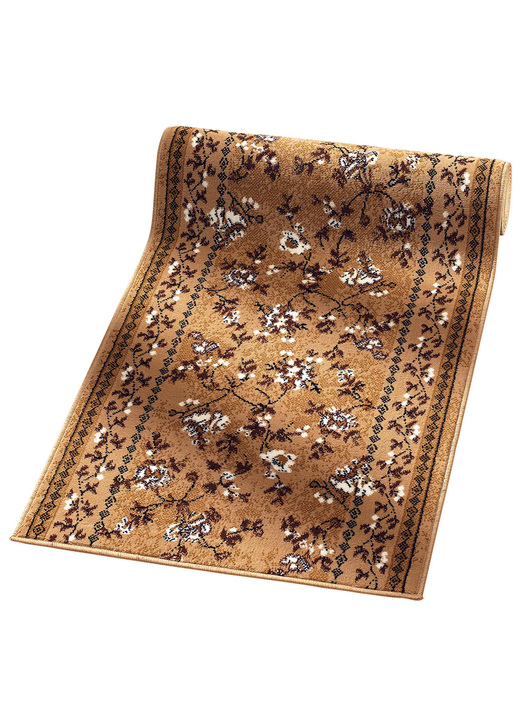 Teppiche - Gewebte Läufer in Wunschlänge, in Größe 103 (Läufer, 70 cm breit) bis 106 (Läufer, 100 cm breit), in Farbe BEIGE Ansicht 1