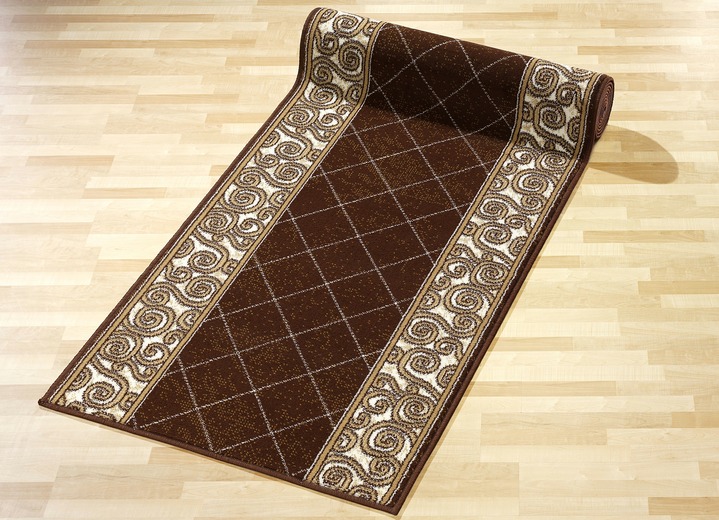 Teppiche - Dezente Läufer nach Wunschmaß, in Größe 103 (Läufer, 70 cm breit) bis 109 (Läufer, 120 cm breit), in Farbe TERRA Ansicht 3