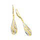 Ohrschmuck - Diamantierte Ohrringe in Bicolor – Ansicht 2 Ohrschmuck - Diamantierte Ohrringe in Bicolor, in Farbe  – Ansicht 2