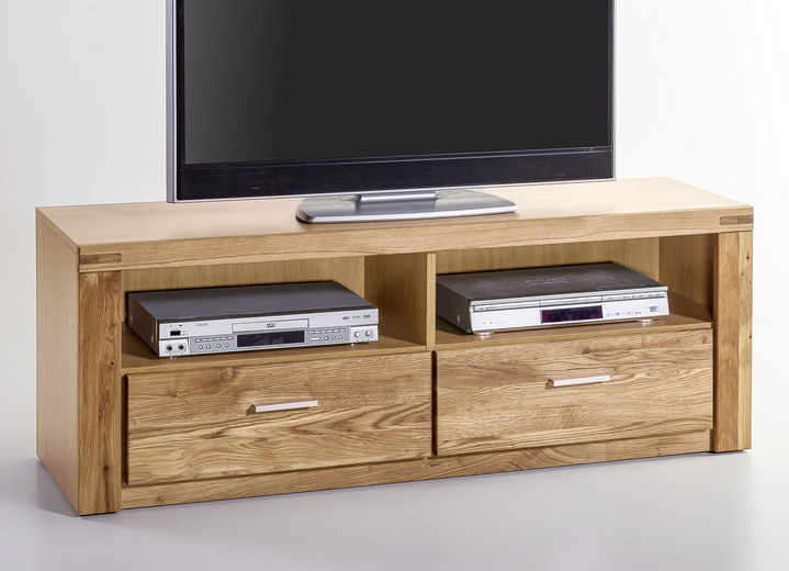 TV- & Hifi-Möbel - Möbelprogramm mit Massivholzfronten Ansicht 4 TV- & Hifi-Möbel - Möbelprogramm mit Massivholzfronten, in Farbe WILDEICHE, in Ausführung Wandboard Ansicht 4