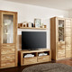 TV- & Hifi-Möbel - Möbelprogramm mit Massivholzfronten – Farbe WILDEICHE – Ansicht 2 TV- & Hifi-Möbel - Möbelprogramm mit Massivholzfronten, in Farbe WILDEICHE, in Ausführung Wandboard – Farbe WILDEICHE – Ansicht 2