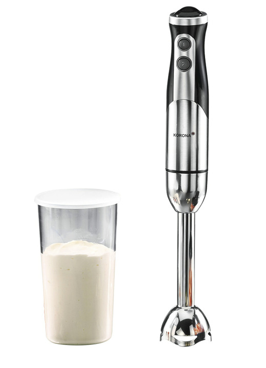 - Korona Stabmixer mit Edelstahlklinge, in Farbe EDELSTAHL-SCHW.