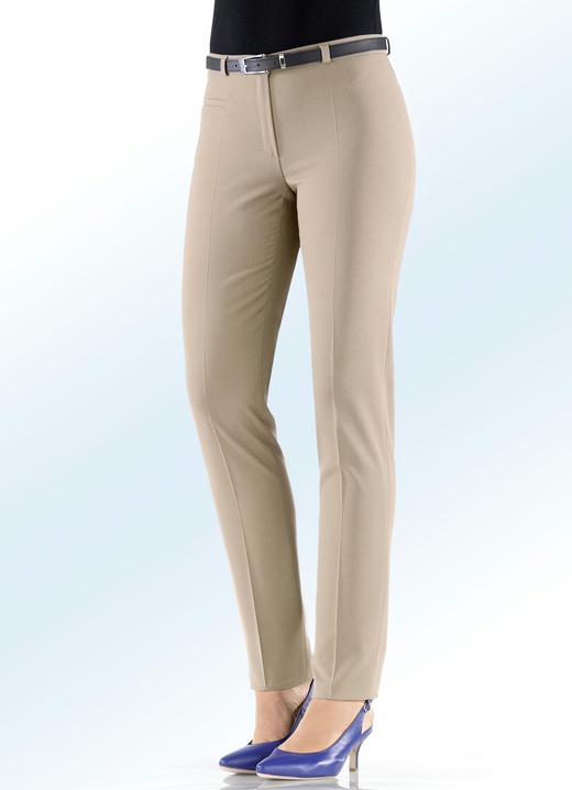 Hosen - Hose mit schmaler Fußweite, in Größe 018 bis 235, in Farbe HELLGRAU MEL. Ansicht 3