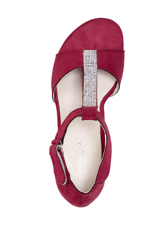 Sandaletten & Pantoletten - Andrea Conti, schicke Damen-Sandaletten, mit Klettspange Ansicht 6 Sandaletten & Pantoletten - Andrea Conti, schicke Damen-Sandaletten, mit Klettspange, in Größe 036 bis 042, in Farbe HELLBEIGE Ansicht 6