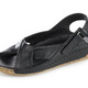 Sandaletten & Pantoletten - Gemini, bequeme Damen-Sandalen, Weite G, mit Gummizug, in Größe 036 bis 042, in Farbe JEANS – Farbe SCHWARZ – Ansicht 1