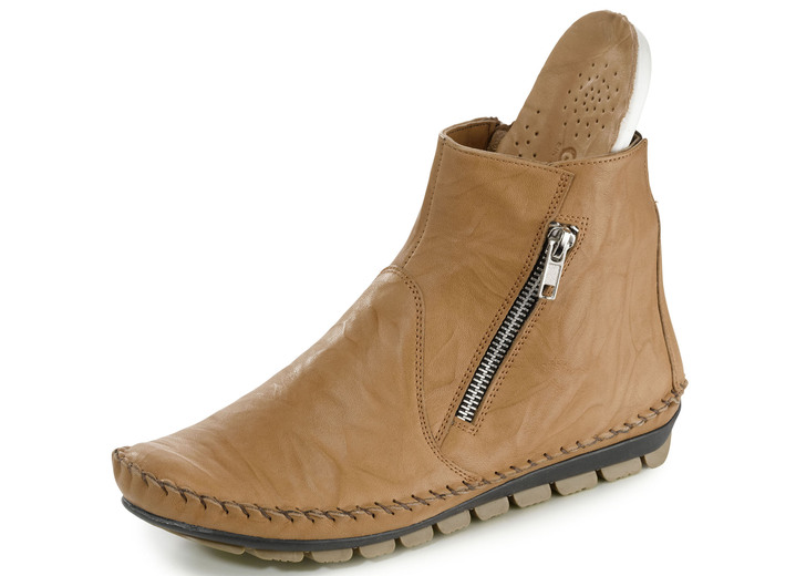 Stiefel & Stiefeletten - Gemini, bequeme Damen-Stiefeletten, Weite G, mit herausnehmbarem Fußbett Ansicht 8 Stiefel & Stiefeletten - Gemini, bequeme Damen-Stiefeletten, Weite G, mit herausnehmbarem Fußbett, in Größe 036 bis 042, in Farbe BLAU Ansicht 8