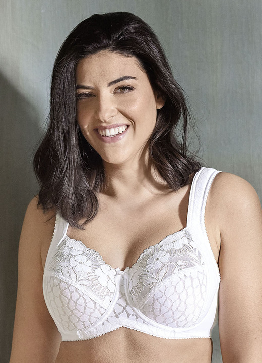 Bügel-BH - Miss Mary Bügel-BH mit strukturiertem Vorderteil Ansicht 18 Bügel-BH - Miss Mary Bügel-BH mit strukturiertem Vorderteil, in Größe 075 bis 110, in Cup F, in Farbe FLIEDER Ansicht 18