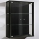 Möbel - Hängevitrine mit ESG-Sicherheitsglas – Farbe SCHWARZ Möbel - Hängevitrine mit ESG-Sicherheitsglas, in Farbe SCHWARZ, in Ausführung ohne LED-Beleuchtung