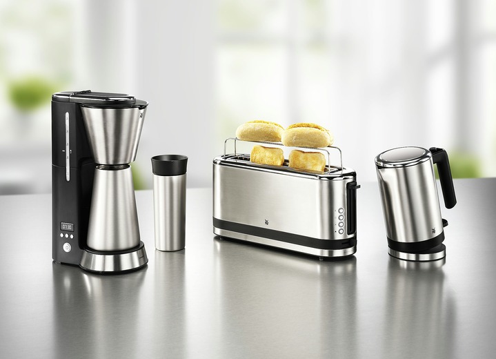 Küchengeräte-Serien - WMF Frühstücksserie, Cromargan® Edelstahl Ansicht 2 Küchengeräte-Serien - WMF Frühstücksserie, Cromargan® Edelstahl, in Farbe EDELSTAHL, in Ausführung Kaffeemaschine Ansicht 2