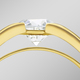 Ringe - Damenring mit lupenreinem Brillant – Ansicht 1 Ringe - Damenring mit lupenreinem Brillant, in Größe 160 bis 220, in Farbe  – Ansicht 1