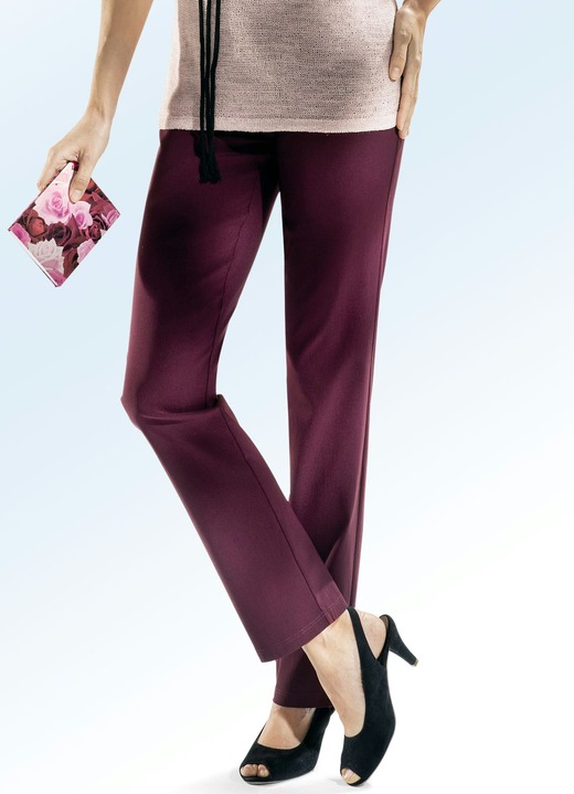 Hosen - Hose in 18 Farben, in Größe 036 bis 058, in Farbe ECRU Ansicht 3