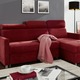 Polsterecken - Polsterecke mit Schlaffunktion und Bettkasten – Farbe ROT – Ansicht 1 Polsterecken - Polsterecke mit Schlaffunktion und Bettkasten, in Farbe BRAUN – Farbe ROT – Ansicht 1