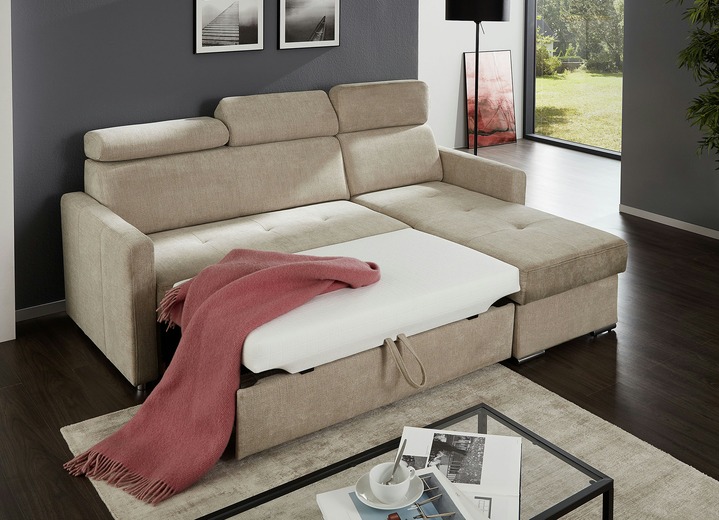 Polsterecken - Polsterecke mit Schlaffunktion und Bettkasten Ansicht 11 Polsterecken - Polsterecke mit Schlaffunktion und Bettkasten, in Farbe BRAUN Ansicht 11