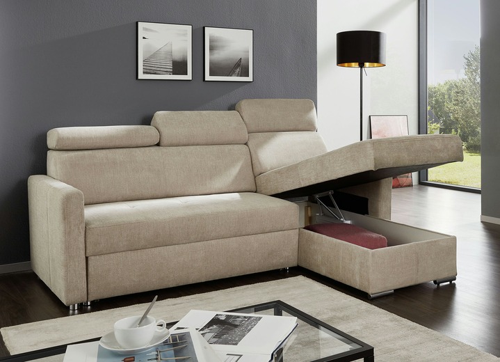 Polsterecken - Polsterecke mit Schlaffunktion und Bettkasten Ansicht 12 Polsterecken - Polsterecke mit Schlaffunktion und Bettkasten, in Farbe BRAUN Ansicht 12