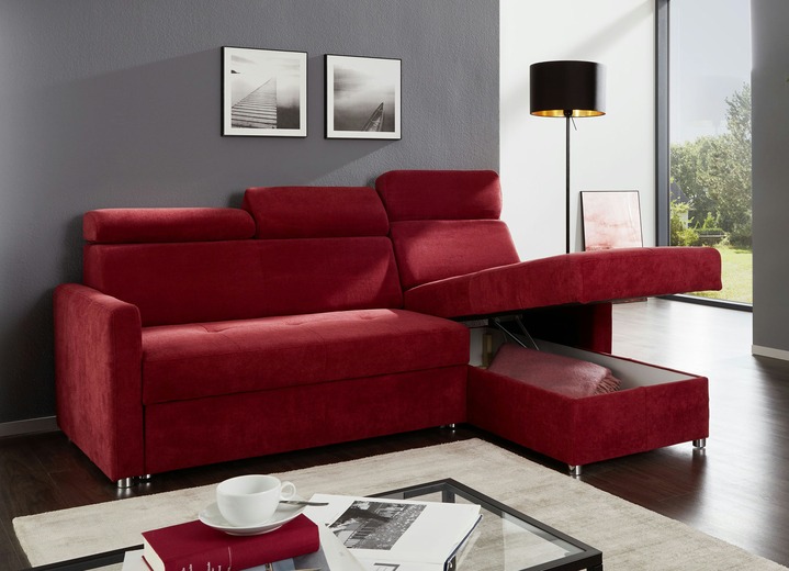 Polsterecken - Polsterecke mit Schlaffunktion und Bettkasten Ansicht 6 Polsterecken - Polsterecke mit Schlaffunktion und Bettkasten, in Farbe BRAUN Ansicht 6