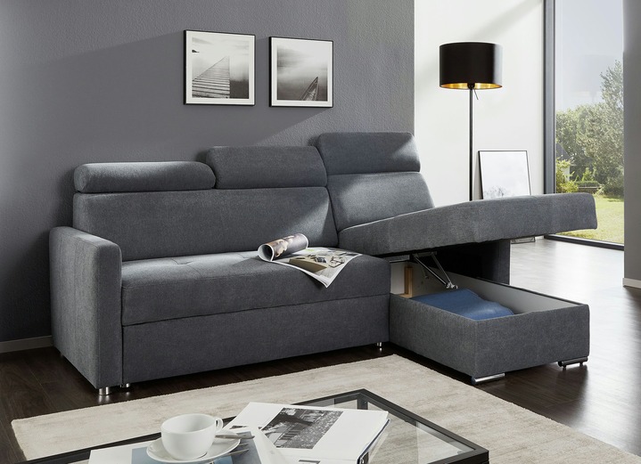 Polsterecken - Polsterecke mit Schlaffunktion und Bettkasten Ansicht 9 Polsterecken - Polsterecke mit Schlaffunktion und Bettkasten, in Farbe BRAUN Ansicht 9