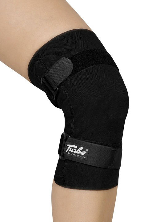 - TURBO® Med-Kniebandage, in Größe L (37–40 cm) bis XL (41–44 cm), in Farbe SCHWARZ Ansicht 1