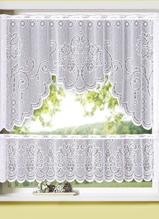 Fensterset mit Stangendurchzug 2-teilig