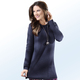 Pullover - Longpullover mit Schurwolle – Farbe MARINE Pullover - Longpullover mit Schurwolle, in Größe 040 bis 060, in Farbe MARINE
