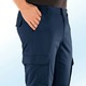 Jeans - Thermohose mit Cargotaschen in 4 Farben, in Größe 024 bis 064, in Farbe MARINE
