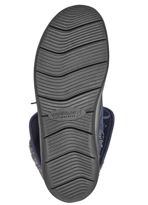 Stiefel & Stiefeletten - Waldläufer Schnür-Stiefelette mit kuscheligem Webpelzkragen, in Größe 3 1/2 bis 8, in Farbe JEANSBLAU Ansicht 4