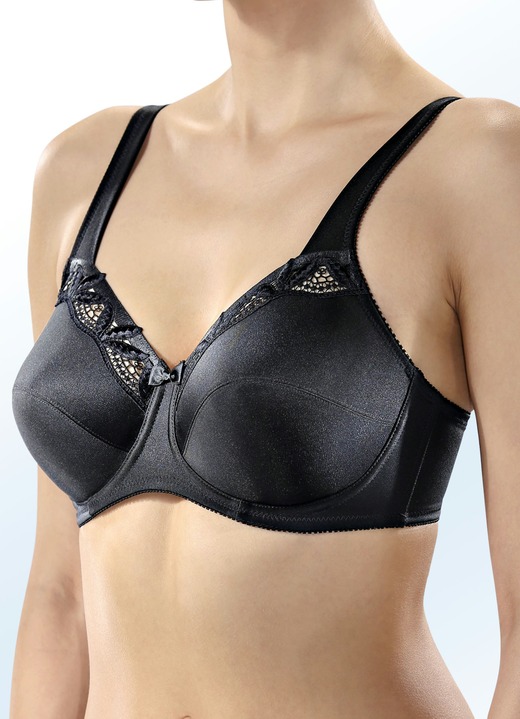 BH mit Spitze - Felina Bügel-BH mit Stickereispitze, in Größe 070 bis 105, in Cup C, in Farbe SAND Ansicht 6