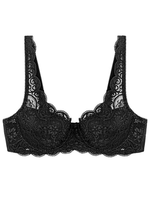 Bügel-BH - Triumph Amourette Bügel-BH mit Elastikspitze, in Größe 075 bis 095, in Cup C, in Farbe WEISS Ansicht 7