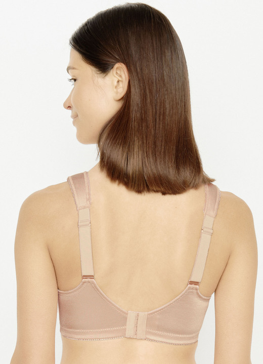 BH mit Spitze - Susa Zweierpack BH mit Unterbruststütze, in Größe 080 bis 115, in Cup F, in Farbe 2X WEISS Ansicht 3