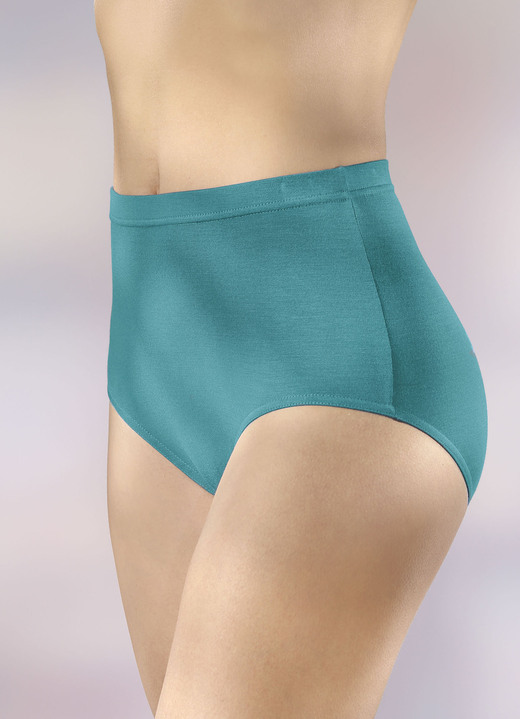 Slips - Viererpack Slips mit Gummizug im Bund, in Größe 038 bis 056, in Farbe 4X WEISS Ansicht 2