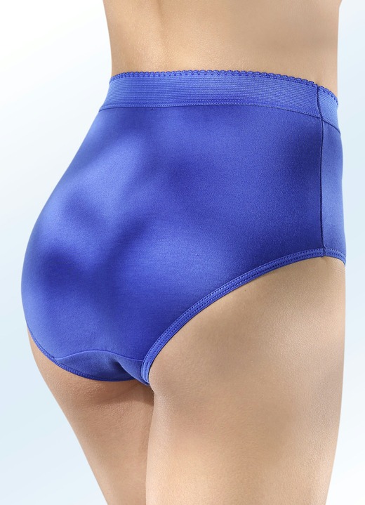 - Fünferpack Formslips mit verstärkter Bauchpartie, in Größe 038 bis 056, in Farbe BLAU BEDRUCKT Ansicht 2