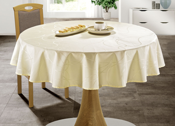 Tischdecken - Tisch- und Raumdekoration mit Fleckschutzversiegelung Ansicht 3 Tischdecken - Tisch- und Raumdekoration mit Fleckschutzversiegelung, in Größe 130 (Läufer, 40/150 cm) bis 404 (Kissenbezug, 40/ 40 cm), in Farbe HELLBLAU Ansicht 3