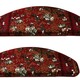 Teppiche - Herrliche, gewebte Stufenmatten, in Größe 151 (Stufenmatten, 2er-Pack) bis 325 (Stufenmatten, 15er-Pack), in Farbe NATUR – Farbe ROT – Ansicht 1
