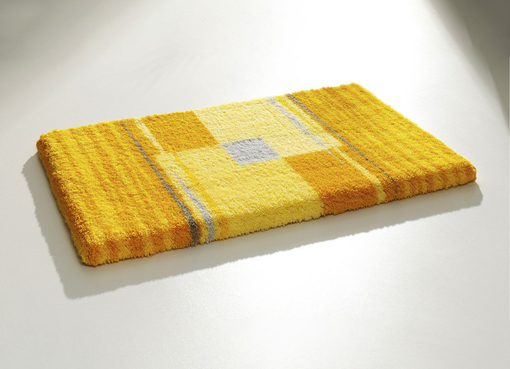 Badgarnituren - Badgarnitur mit rutschhemmender Rückseite Ansicht 10 Badgarnituren - Badgarnitur mit rutschhemmender Rückseite, in Größe 100 (Vorleger halbrund, 50/ 80 cm) bis 112 (WC-Deckelbezug, 47/ 50 cm), in Farbe SAPHIR Ansicht 10