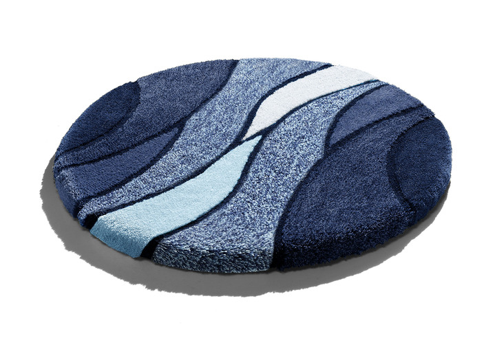 Badgarnituren - Kleine Wolke Badgarnitur in Table Tuft Qualität, in Größe 100 (Vorleger halbrund, 50/ 80 cm) bis 112 (WC-Deckelbezug, 47/ 50 cm), in Farbe BLAU Ansicht 21