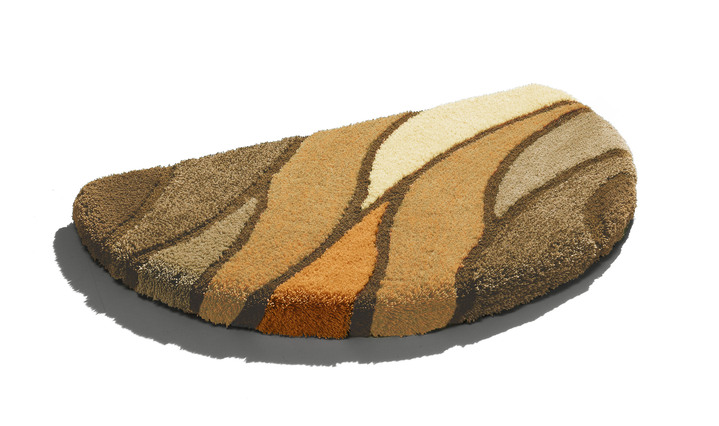 Badgarnituren - Kleine Wolke Badgarnitur in Table Tuft Qualität, in Größe 100 (Vorleger halbrund, 50/ 80 cm) bis 112 (WC-Deckelbezug, 47/ 50 cm), in Farbe BLAU Ansicht 8