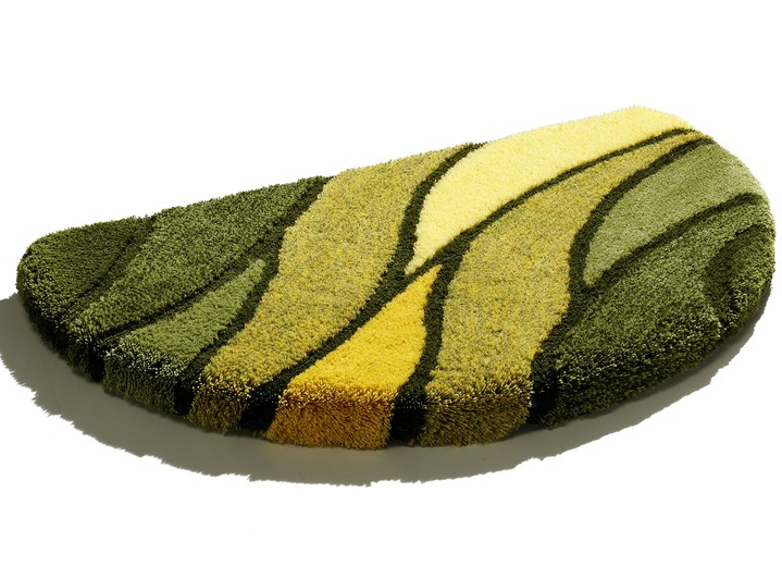 Badgarnituren - Kleine Wolke Badgarnitur in Table Tuft Qualität, in Größe 100 (Vorleger halbrund, 50/ 80 cm) bis 112 (WC-Deckelbezug, 47/ 50 cm), in Farbe BLAU Ansicht 3