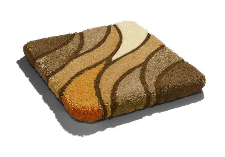 Badgarnituren - Kleine Wolke Badgarnitur in Table Tuft Qualität, in Größe 100 (Vorleger halbrund, 50/ 80 cm) bis 112 (WC-Deckelbezug, 47/ 50 cm), in Farbe BLAU Ansicht 13