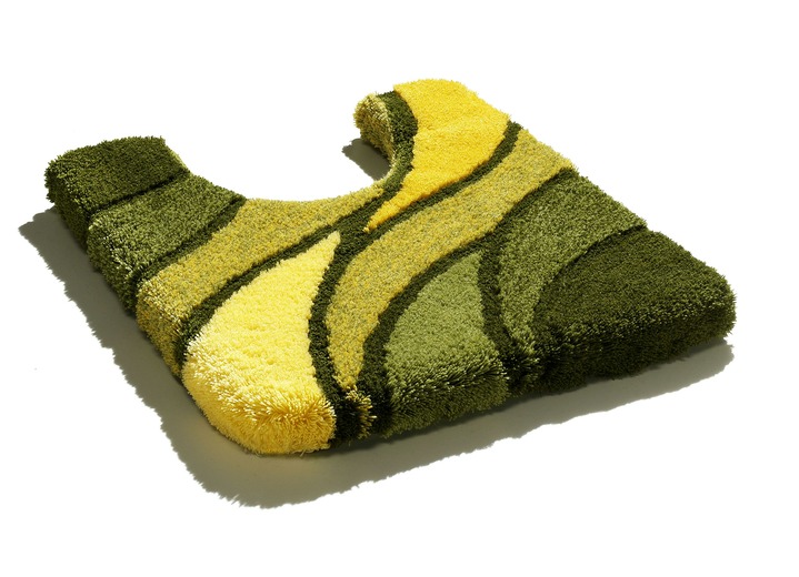 Badgarnituren - Kleine Wolke Badgarnitur in Table Tuft Qualität, in Größe 100 (Vorleger halbrund, 50/ 80 cm) bis 112 (WC-Deckelbezug, 47/ 50 cm), in Farbe BLAU Ansicht 6