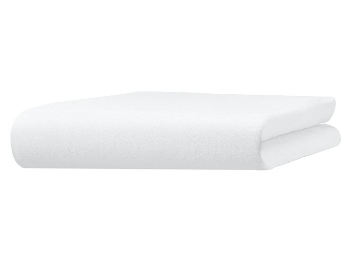 Spannbetttücher - irisette Mako-Jersey-Spannbetttuch, in Größe 131 (1 Spannbetttuch, 100/200 cm) bis 139 (1 Spannbetttuch, 190/200 cm), in Farbe BLAU Ansicht 12