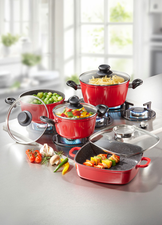 Töpfe & Pfannen - Stoneline – Topf-Set, 10-teilig: Eine Anschaffung fürs Leben, in Farbe ANTHRAZIT Ansicht 3