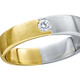 Damenschmuck - Kostbarer Damenring aus Platin und Gelbgold – Ansicht 2 Damenschmuck - Kostbarer Damenring aus Platin und Gelbgold, in Größe 160 bis 220, in Farbe  – Ansicht 2