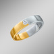 Damenschmuck - Kostbarer Damenring aus Platin und Gelbgold – Ansicht 1 Damenschmuck - Kostbarer Damenring aus Platin und Gelbgold, in Größe 160 bis 220, in Farbe  – Ansicht 1