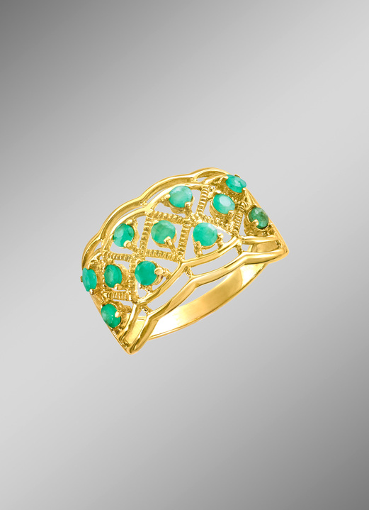 Ringe - Durchbrochener Damenring, in Größe 160 bis 220, in Farbe