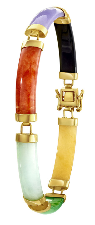 Armbänder - Armband mit feiner Jade, in Farbe  Ansicht 3