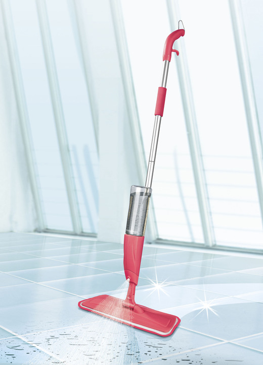 Reinigungsgeräte - Sprühwischer ideal für die schnelle Reinigung zwischendurch., in Farbe ROT