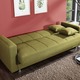 Schlafsofas - Klick-Klack-Sofa mit Dekokissen, in Farbe GRÜN – Farbe GRÜN – Ansicht 2