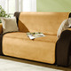 Sessel- & Sofaüberwürfe - Edel und angenehm: Rutschfeste Wohnaccessoires für Sie!, in Größe 101 (Sesselschoner 50x150 cm) bis 905 (2 Kissenbezüge, je 40x 40 cm), in Farbe SAND – Farbe COGNAC – Ansicht 2